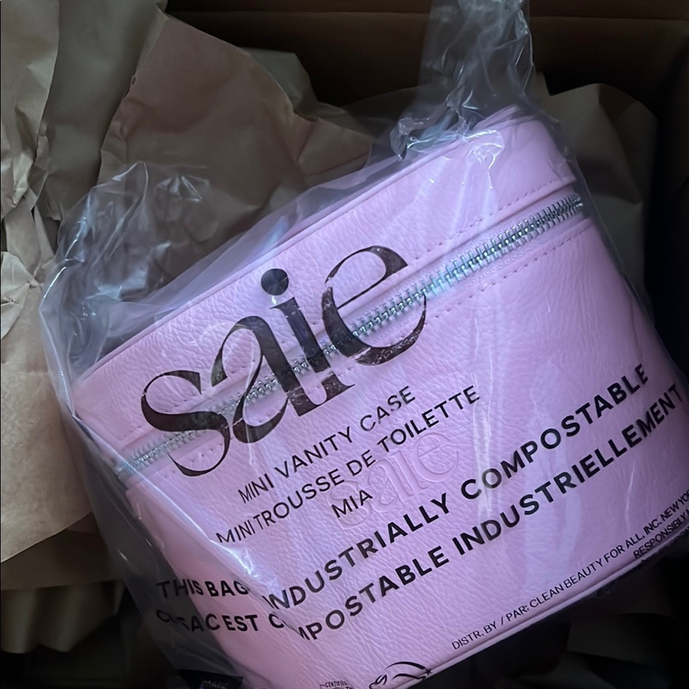 Saie Pink Mini Vanity Case